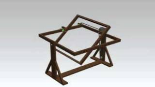 rotational casting machine simulation [upl. by Atinhoj]