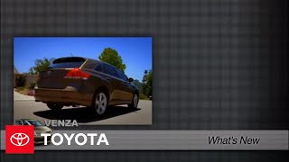 2012 Venza HowTo Whats New  Toyota [upl. by Nyahs]