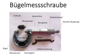 Bügelmessschraube richtig verwenden [upl. by Dacia]