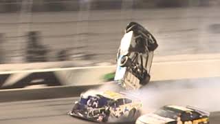 Slow motion video shows Ryan Newmans violent crash at the Daytona 500 [upl. by Nettirb377]