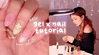 How to Do GelX Nails Like a PRO 💫 nail extensions  beginner nail art [upl. by Seessel471]