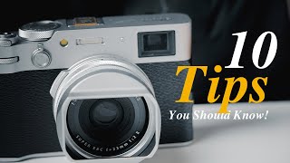 Fujifilm x100vi  10 TIPS amp SETTING you should know [upl. by Robbin]