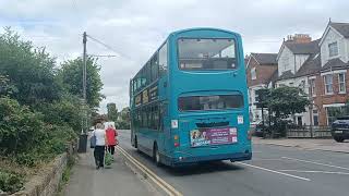 Ride on Arriva Kent and Surrey Volvo B7TL Wright Eclipse Gemini  6127 LJ51 DHN  Route 7 [upl. by Yeaton62]