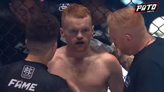 Ally Law vs Joe Henderson FAME MMA UK FIGHT [upl. by Enened]