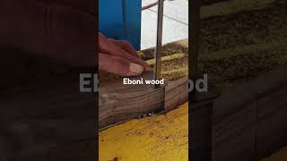 Cutting Eboni wood [upl. by Parrnell]