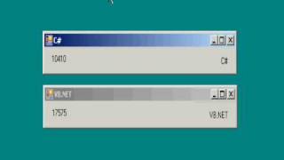 Speed Test  VBNET vs C  Infinate counter loop [upl. by Lanae797]