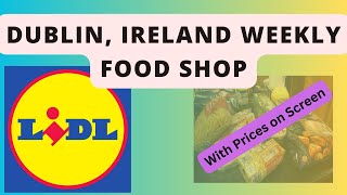 LIDL Food Shop  With Prices OnScreen [upl. by Blunt]