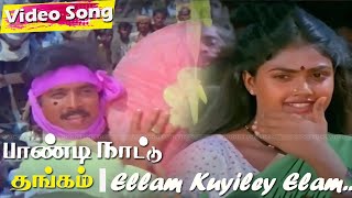 Elalam Kuyiley Elemara Veyiley HD  S P Balasubrahmanyam Uma Ramanan  Pandi Nattu Thangam Songs [upl. by Cammi]