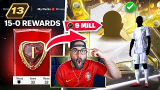 OMG WE PACKED 9 MIL COIN ICON BEST EVER RANK 1 REWARDS FC 25 ULTIMATE TEAM [upl. by Odab]