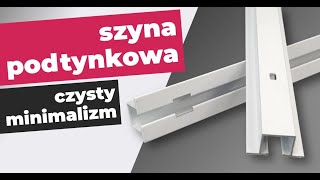 Szyna podtynkowa  karnisz wpuszczony w sufit [upl. by Arama]