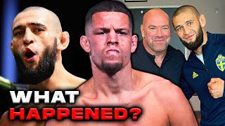 The Full Story of Nate Diaz vs Khamzat Chimaev Dana White UFC 279 2024 [upl. by Gabbert]