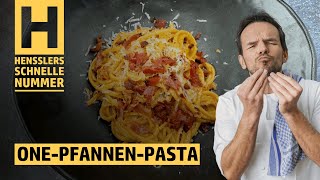 Schnelles OnePfannenPasta Rezept von Steffen Henssler [upl. by Kirby933]