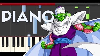 Dragon Ball Piccolo theme Piano Midi tutorial Sheet app Cover Karaoke [upl. by Halyahs653]