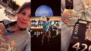 RUNDISNEY PRINCESS HALF MARATHON WEEKEND 2022  EXPO amp 5K RACE 🏃‍♀️🏃‍♀️ [upl. by Mccready]