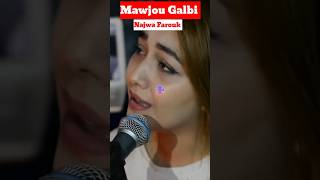 Maujud Galbi  najwa farouk music lyric [upl. by Luebke]