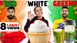 😱 Having Only ONE COLOR Food 😱  60 minute Food Challenge [upl. by Schroth]