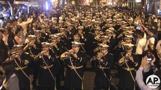 Tres Caídas de Triana abriendo el cortejo del Rosario de las Aguas  2016 [upl. by Cardinal]