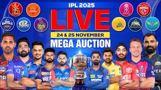 🔴 LIVE Tata IPL Player Auction 2025  IPL 2025 Auction Updates  IPL Mega Auction Live [upl. by Eradis]