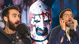 We Watch TERRIFIER 2 For The First Time Horror Movie Reaction [upl. by Haimaj]