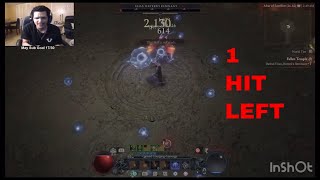 Diablo IV Lightning Sorcerer Defeats Boss 15 Ranks Below ⚡️Kick Clips [upl. by Lanni273]