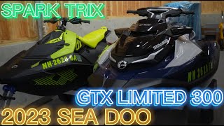 2023 Sea Doo gtx limited 300 amp spark trix [upl. by Htebizile]