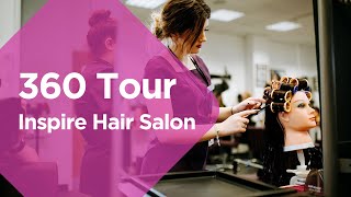 360 Tour  Inspire Hair Salon [upl. by Lahcym]