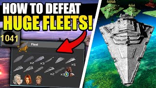 How to defeat MASSIVE fleets in Empire at War [upl. by Noillimaxam]