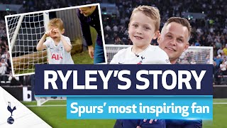 Spurs most inspiring fan 💙  Ryleys heartwarming journey to scoring at the North London Derby [upl. by Seigel146]