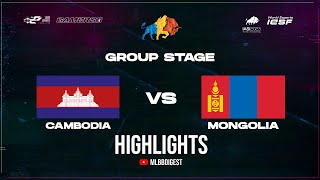 Cambodia vs Mongolia Full Game Highlights IESF 2023 Asia amp Oceania Qualifier Group Stage Day 1 [upl. by Welbie]