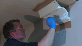 How to Mould Plaster Cornice in situ [upl. by Oster]