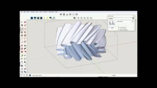 Creating Helical Involute Gears in SketchUp [upl. by Ailegnave]