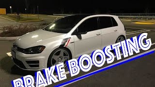 APR stage 3 MK7 Golf R  Brake Boosting [upl. by Catrina416]