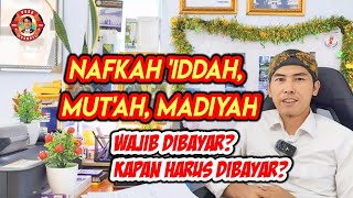 Nafkah Iddah Mutah dan Madhyiah Pasca Perceraian [upl. by Armillas931]