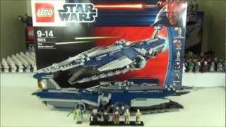 Lego Star Wars Set 9515 The Malevolence Review Summer 2012 [upl. by Terrena192]