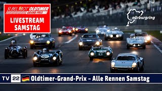 🇩🇪 RELIVE OldtimerGrandPrix am Nürburgring  Alle Rennen Samstag 10 August 2024 [upl. by Colleen]