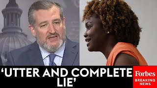 BREAKING NEWS Ted Cruz Accuses Karine JeanPierre Of Peddling Bulls For Biden [upl. by Godwin624]