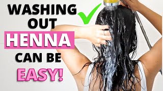 How to properly wash out henna for your hair type 3 BIGGEST TIPS [upl. by Iras]