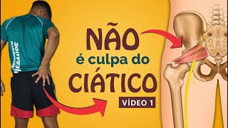 Sua dor nem sempre é o ciático  4 exercícios para aliviar a tensão no musculo piriforme [upl. by Seafowl]