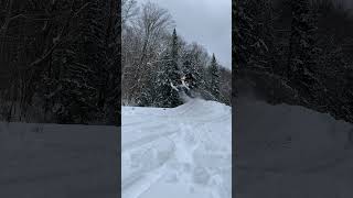 Making good use of first snow in NY skidoo snow snowmobile 800 fypシ゚ fypage fyp viralvideo [upl. by Myranda261]