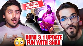 Joker Exploring BGMI 31 Update With Snax😂 All New Features😳🔥 [upl. by Sigsmond]