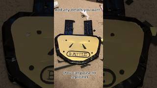 Cardboard BATTLE Backplate tutorial homemade [upl. by Draper631]