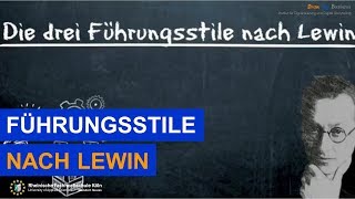 Führungsstile nach Lewin [upl. by Dayiz]