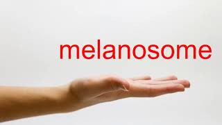 How to Pronounce melanosome  American English [upl. by Weisburgh]