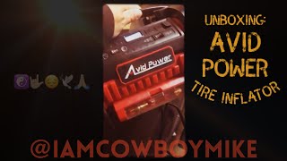 Unboxing  Avid Power Tire Inflator [upl. by Notkcorb574]