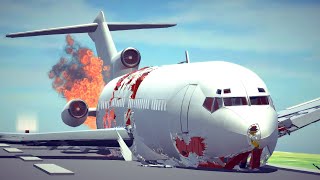 Emergency Landings 41 How survivable are they Besiege [upl. by Honebein]