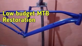 Mountain Bike Assembly  Low Budget Restoration [upl. by Allemaj455]