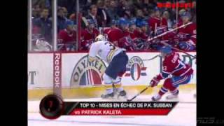 PK Subban Top 10 Hits RDS [upl. by Juliann303]