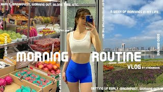 MY MORNING ROUTINE  balanced healthy habits amp productive 🌅 [upl. by Imim]