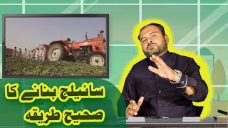 Dairy Silage Making Process  سائیلج بنانے کا صحیح طریقہ [upl. by Namyl]