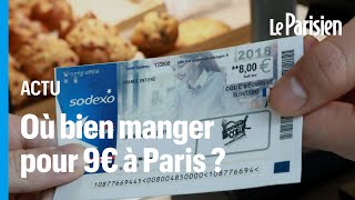 Paris  trois adresses où manger pour le prix dun ticket resto à 9 euros [upl. by Shandee436]